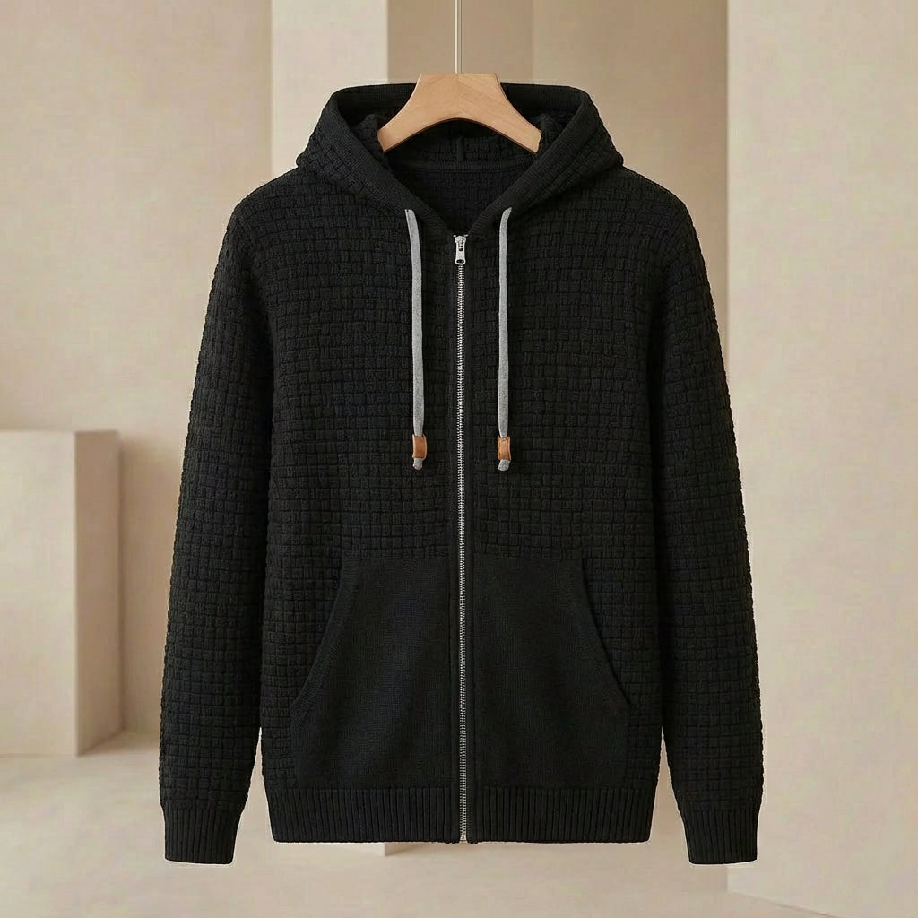 Men's Full Zip Hoodie Storm Cuffs Deep Pockets Jacket 4