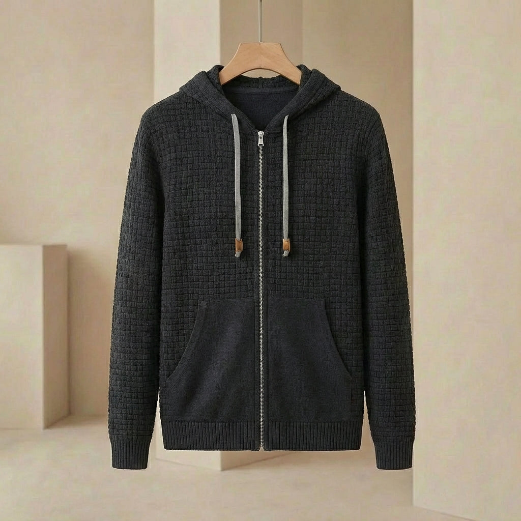 Men's Full Zip Hoodie Storm Cuffs Deep Pockets Jacket 5