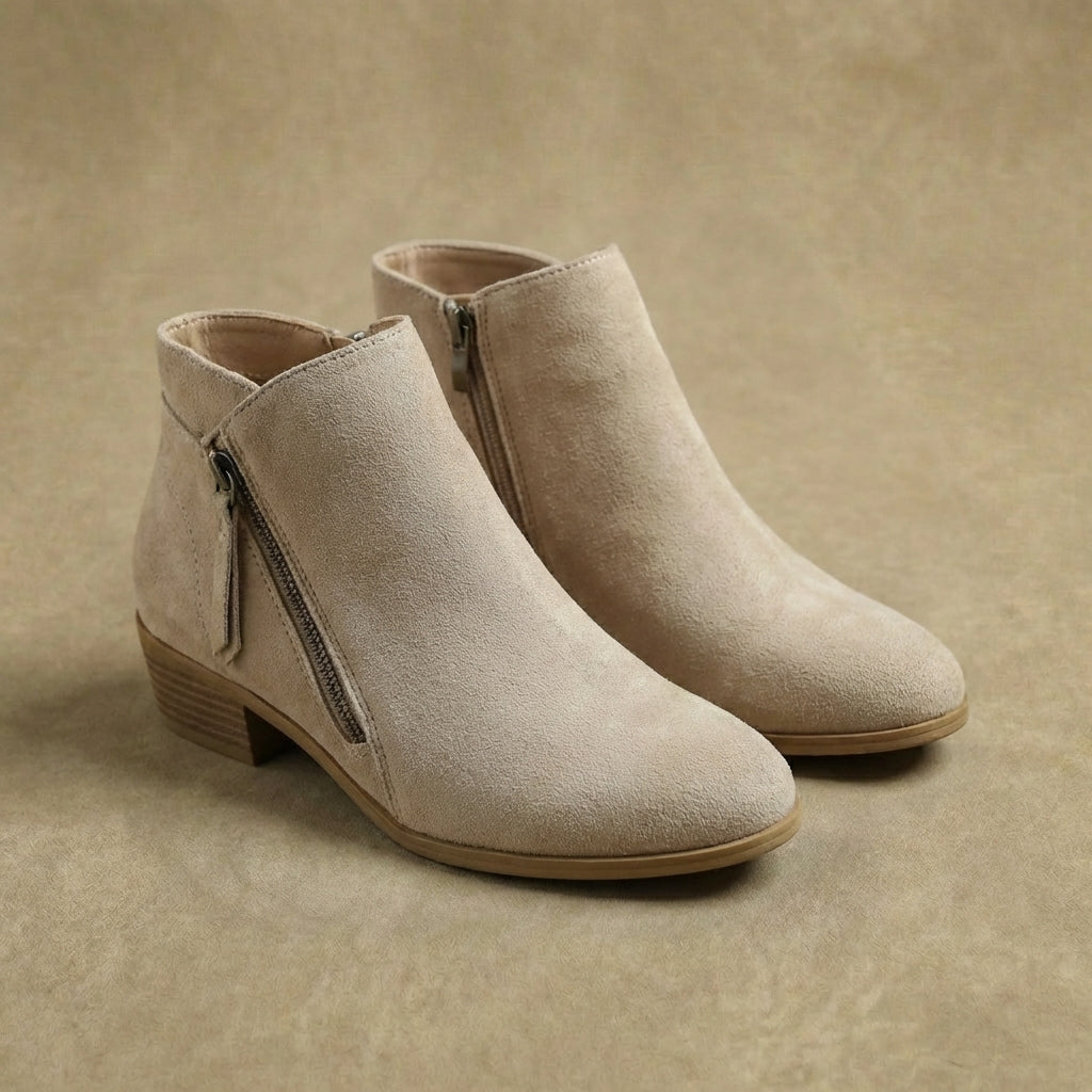 Women's Wide Fit Ankle Boots Ergonomic Arch Support Sole 3