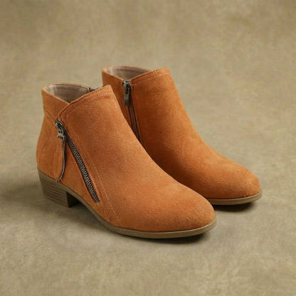 Women's Wide Fit Ankle Boots Ergonomic Arch Support Sole 7
