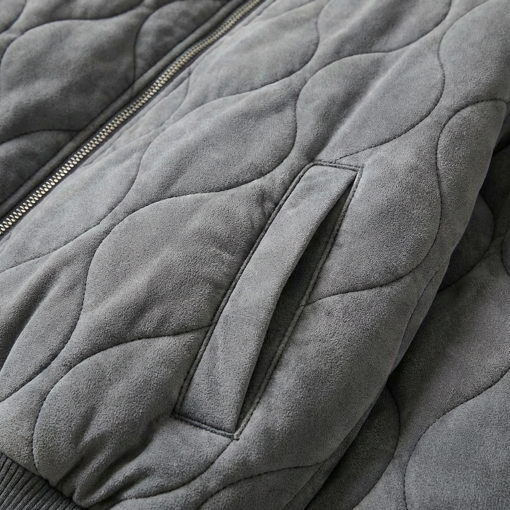 Women's Quilted Bomber Jacket | Oversized & Lightweight Warmth 3