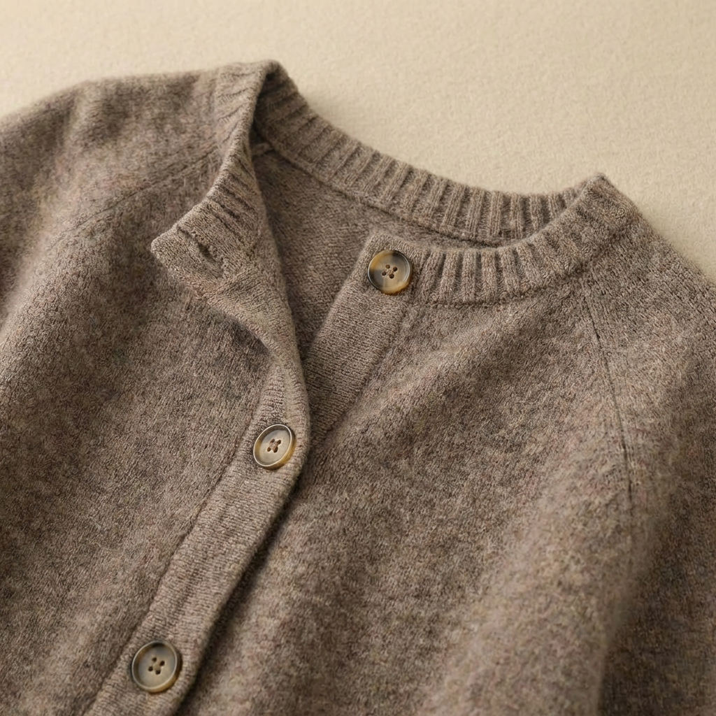 Women's Cape Cardigan Button Front Cropped Knit Jacket 7