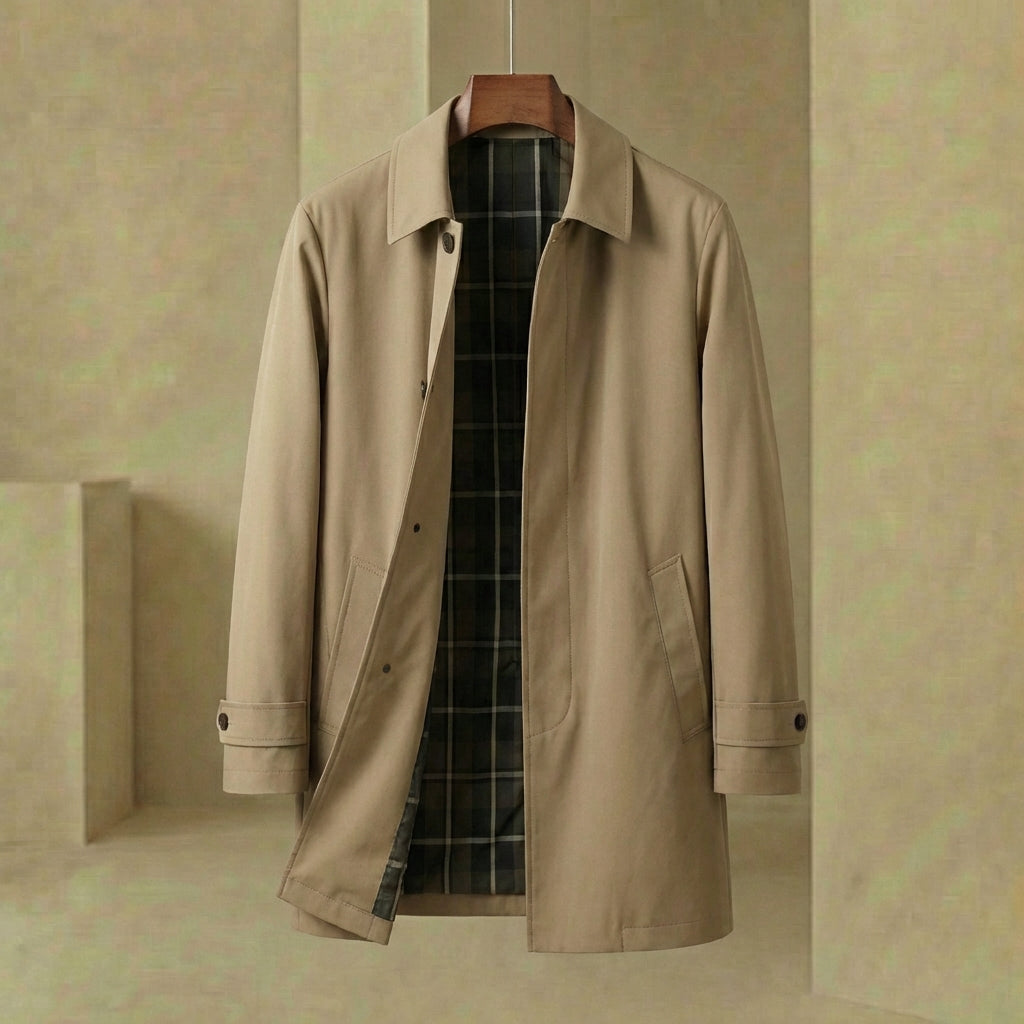 Men's Trench Coat | Lightweight Windbreaker 4