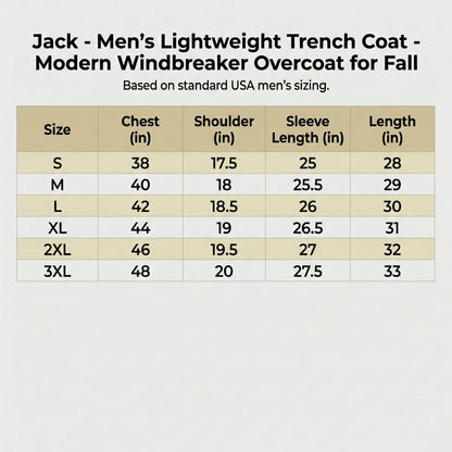 Men's Trench Coat | Lightweight Windbreaker 7