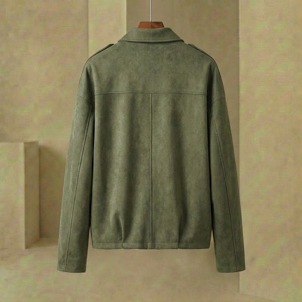 Women's Utility Jacket | Relaxed Fit & Moto-Chic Design 2
