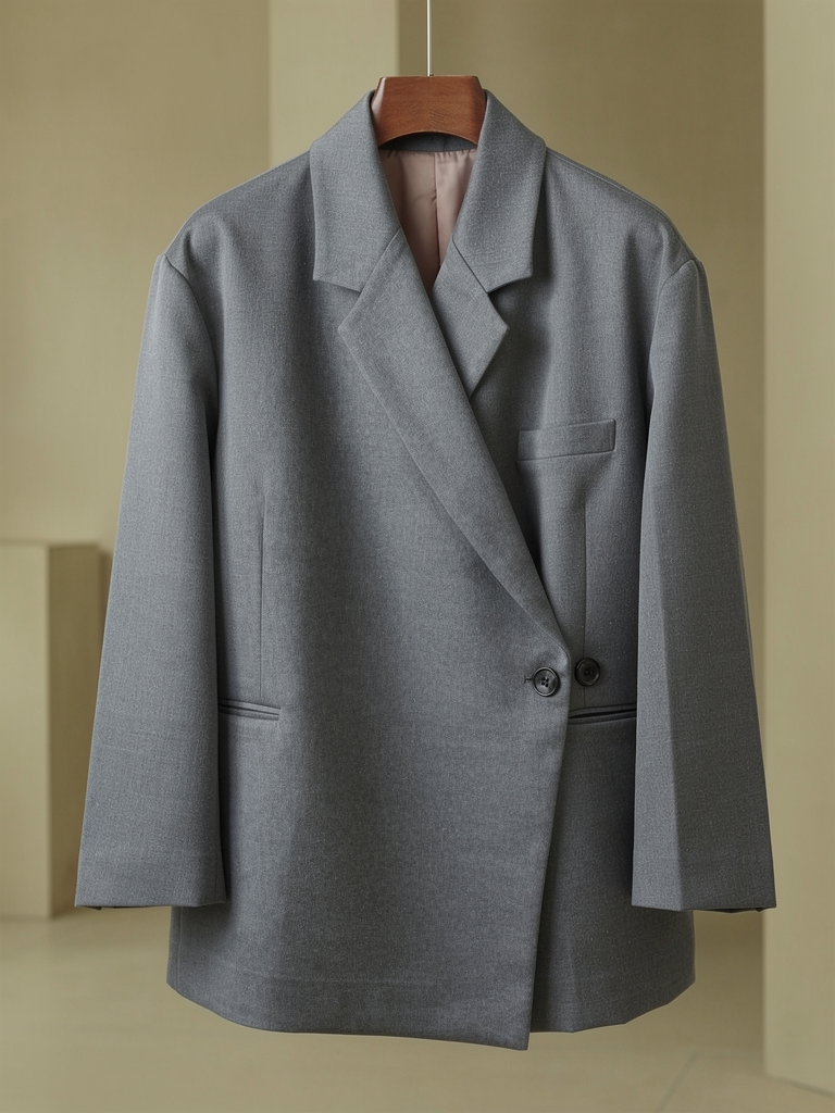 Women's Oversized Wrap Blazer Shape Defining Jacket 1