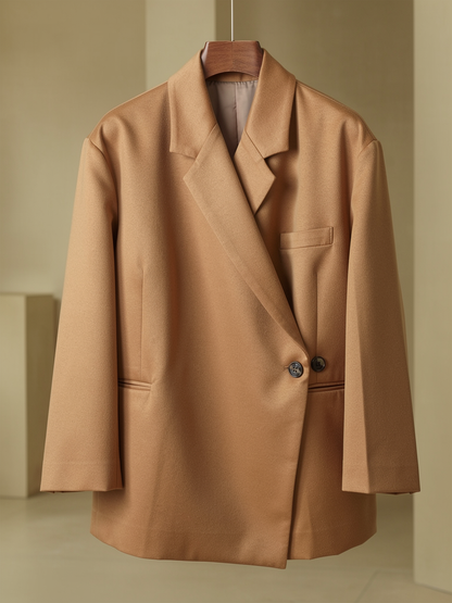 Women's Oversized Wrap Blazer Shape Defining Jacket 3