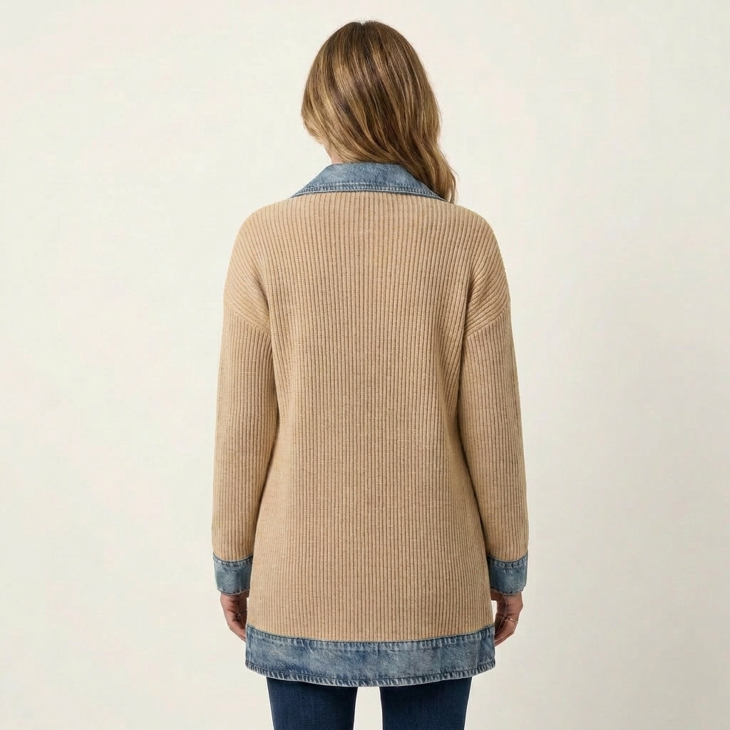 Women's Trim Knit Jacket | Structured & Soft 2