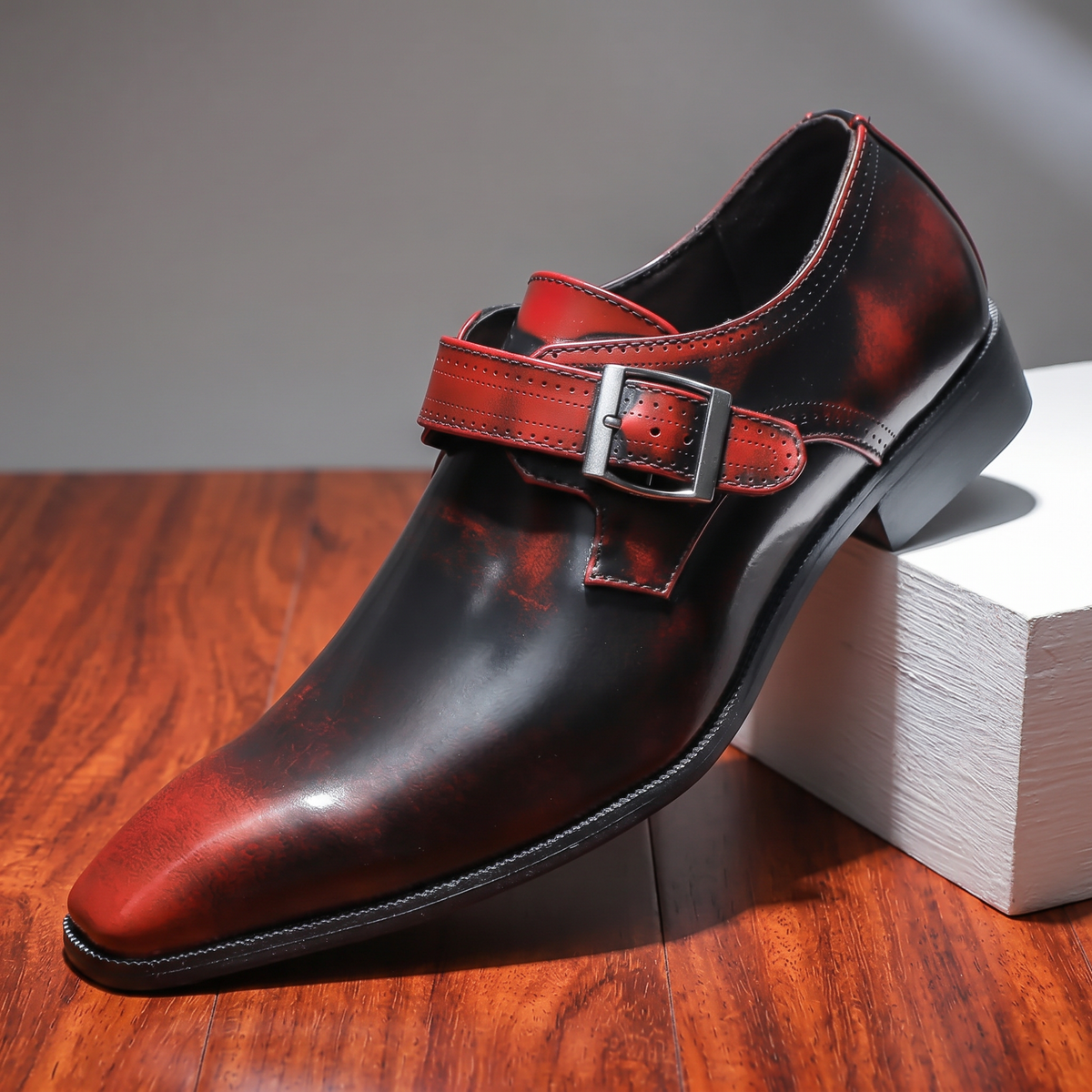 Men's Monkstrap Shoes | Buckle Strap & All-Day Comfort 1