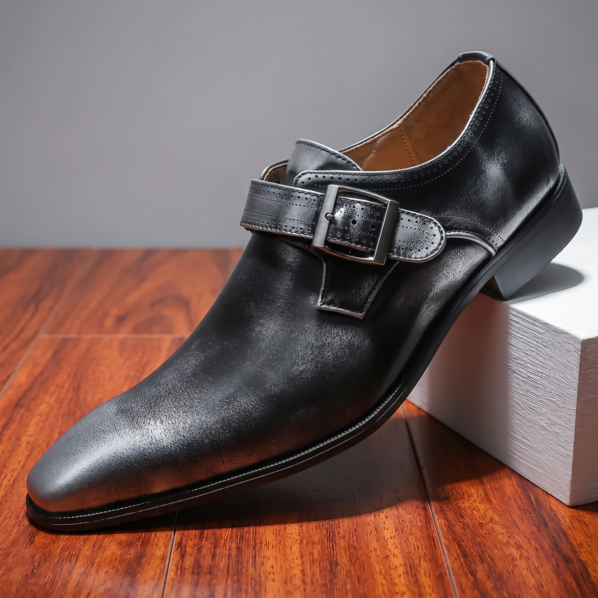 Men's Monkstrap Shoes | Buckle Strap & All-Day Comfort 3