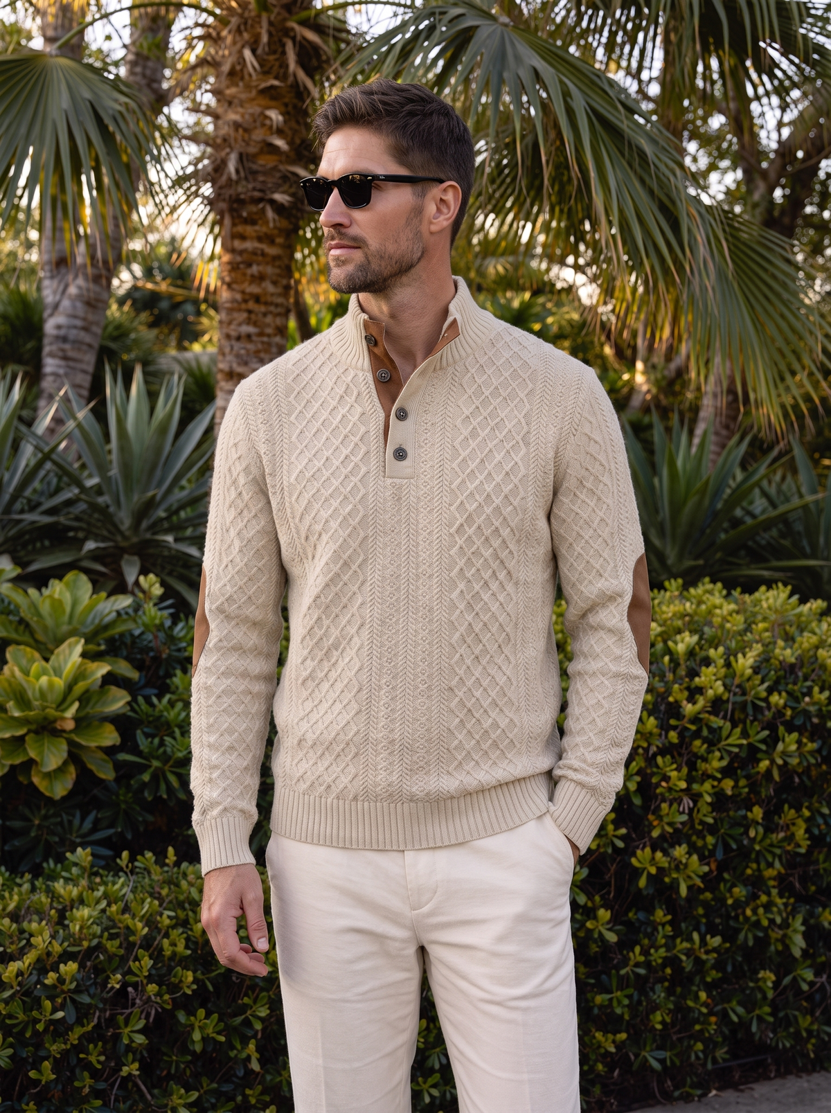 Men's High Collar Jumper | Classic Old Money Style 2