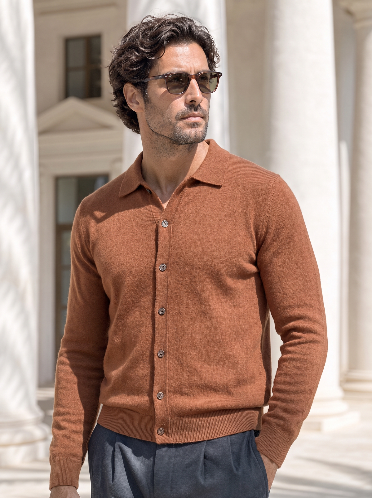 Women's Polo Cardigan | Soft & Warm Comfort 3