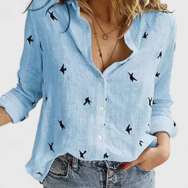 Elena | Chic Blouse for Office & Evening Wear