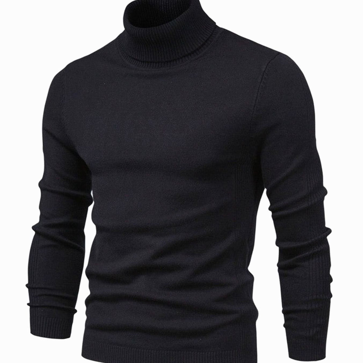 Homer | Men's Slim-Fit Turtleneck Casual Knit Sweater