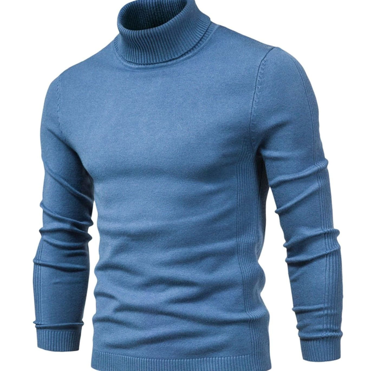 Homer | Men's Slim-Fit Turtleneck Casual Knit Sweater