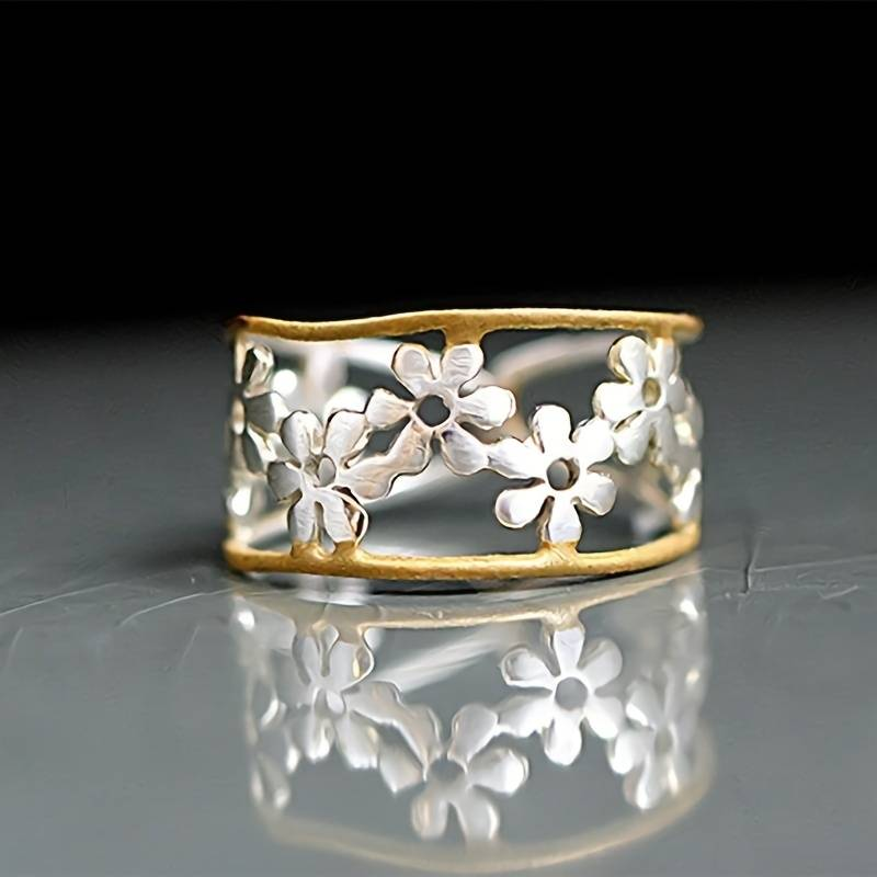Bliss - Daisy Stacking Ring for Everyday Wear