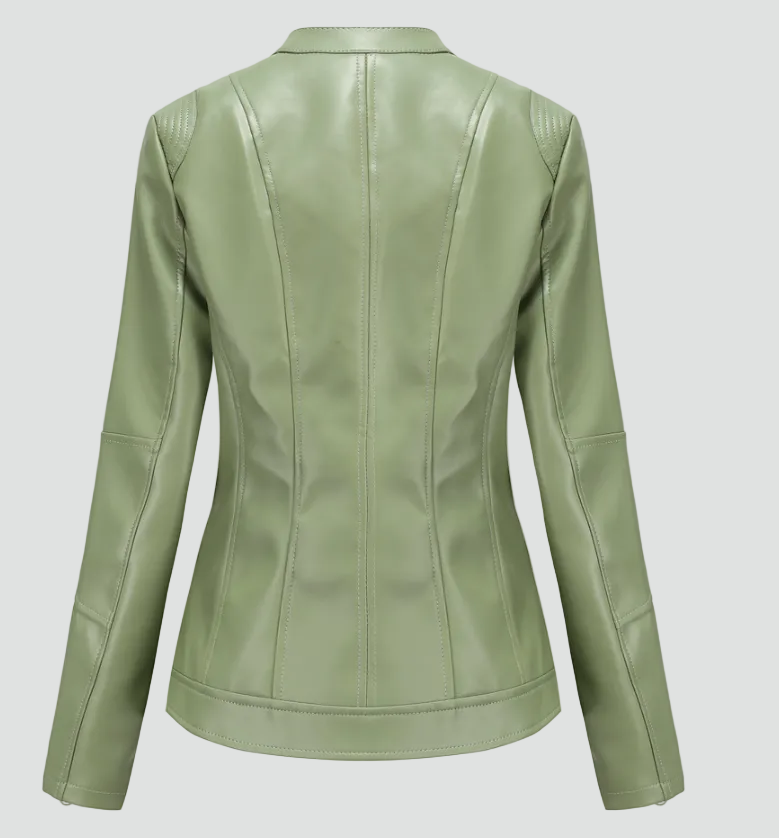 Women's Biker Jacket | Fitted Silhouette & Urban Style 10