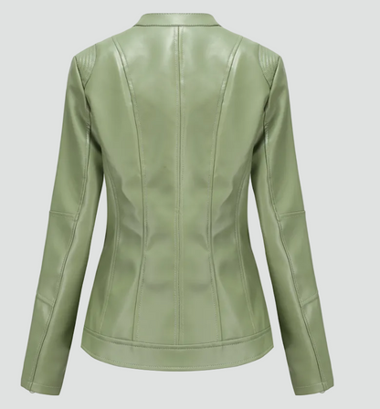 Women's Biker Jacket | Fitted Silhouette & Urban Style 10