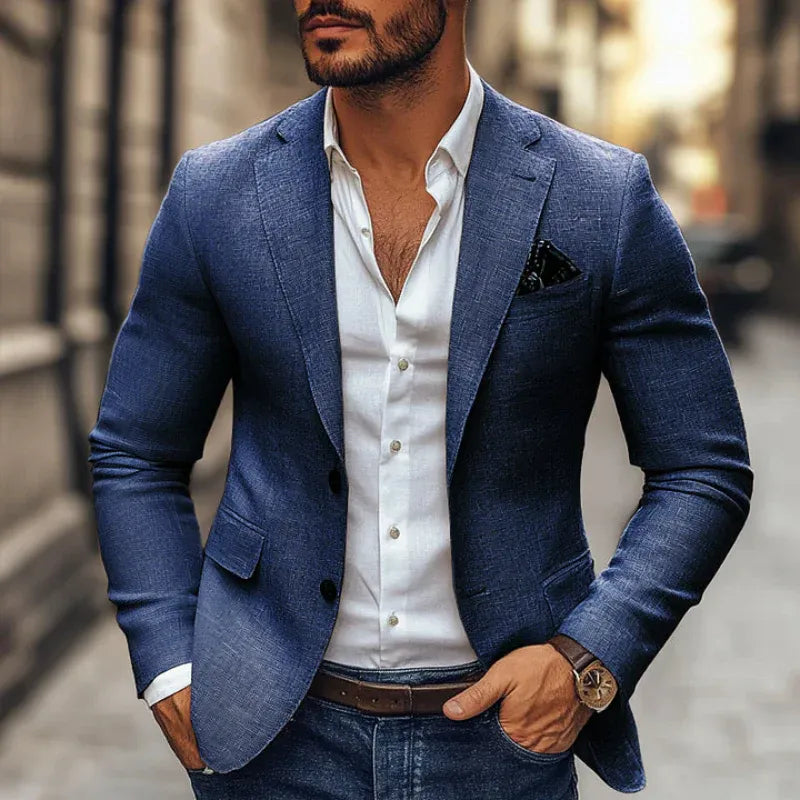 Men's Tailored Blazer | Comfort Fit & Structured Shoulders 4