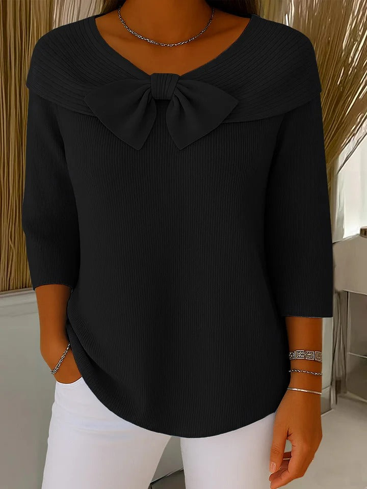 Women's Jumper | Bow Detail & Flattering Fit 6