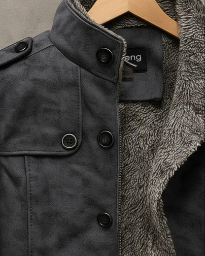 Men's Long Coat | Warm Lined 6