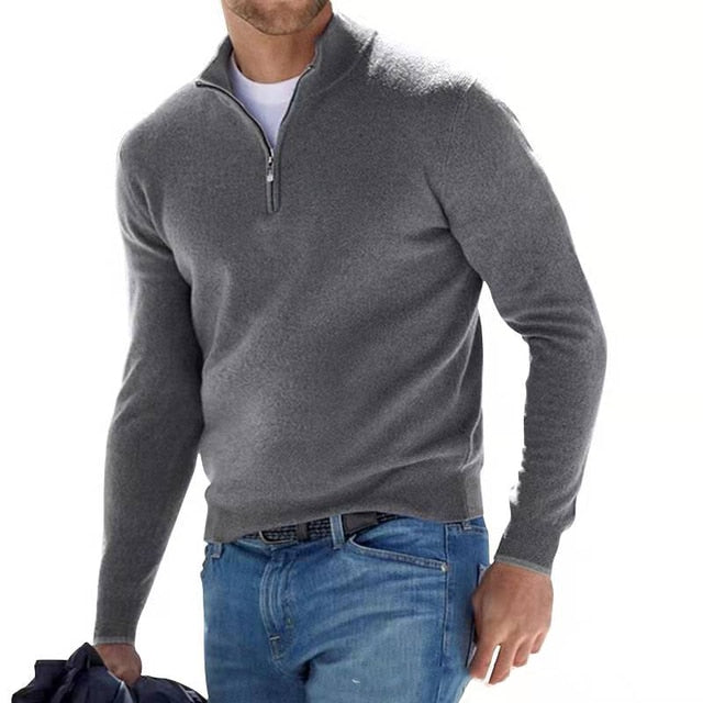 Image of Joey | Men's Quarter Zip Sweater