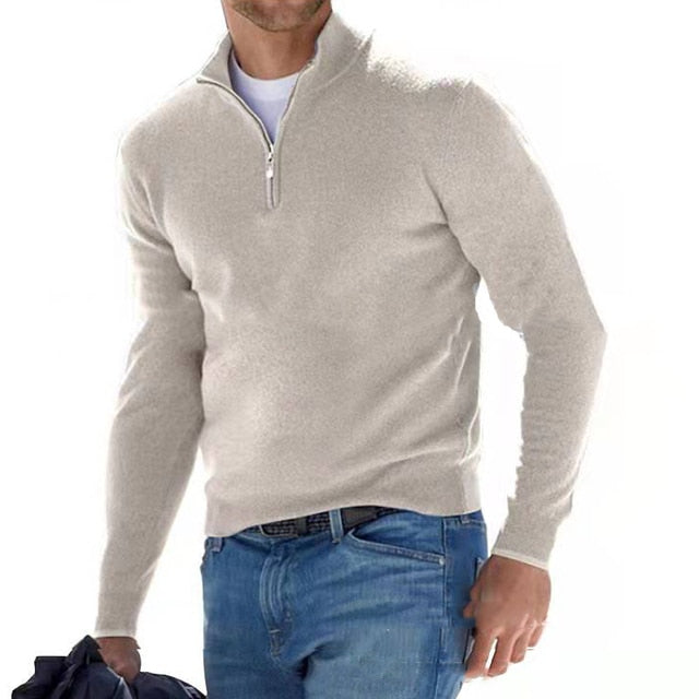 Image of Joey | Men's Quarter Zip Sweater