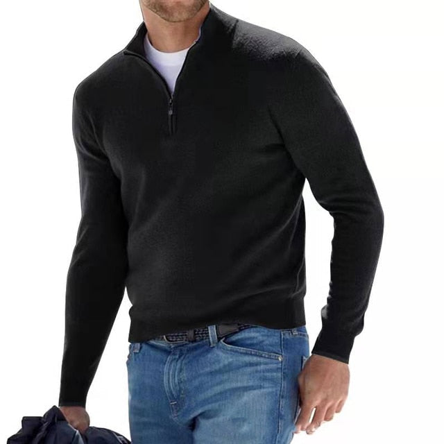 Image of Joey | Men's Quarter Zip Sweater