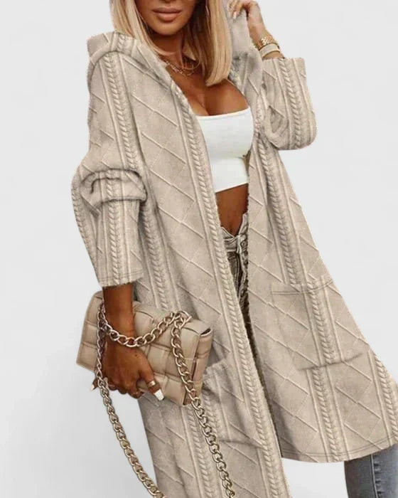 Women's Hooded Cardigan | Long Length & Cosy Comfort 1