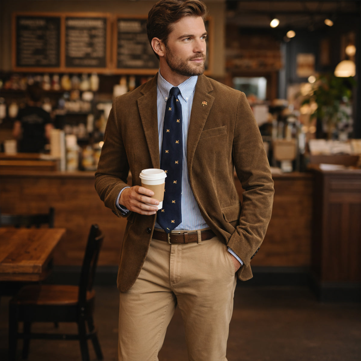 Men's Blazer | Tailored Fit & Vintage Charm 8
