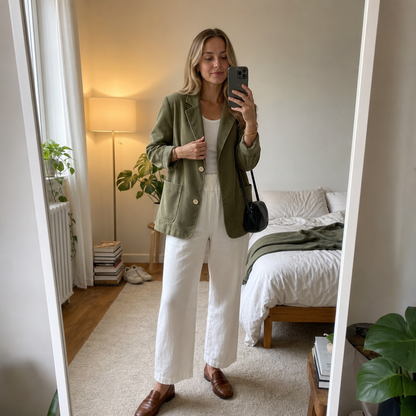 Women's Blazer | Notch Collar & Single-Breasted 2