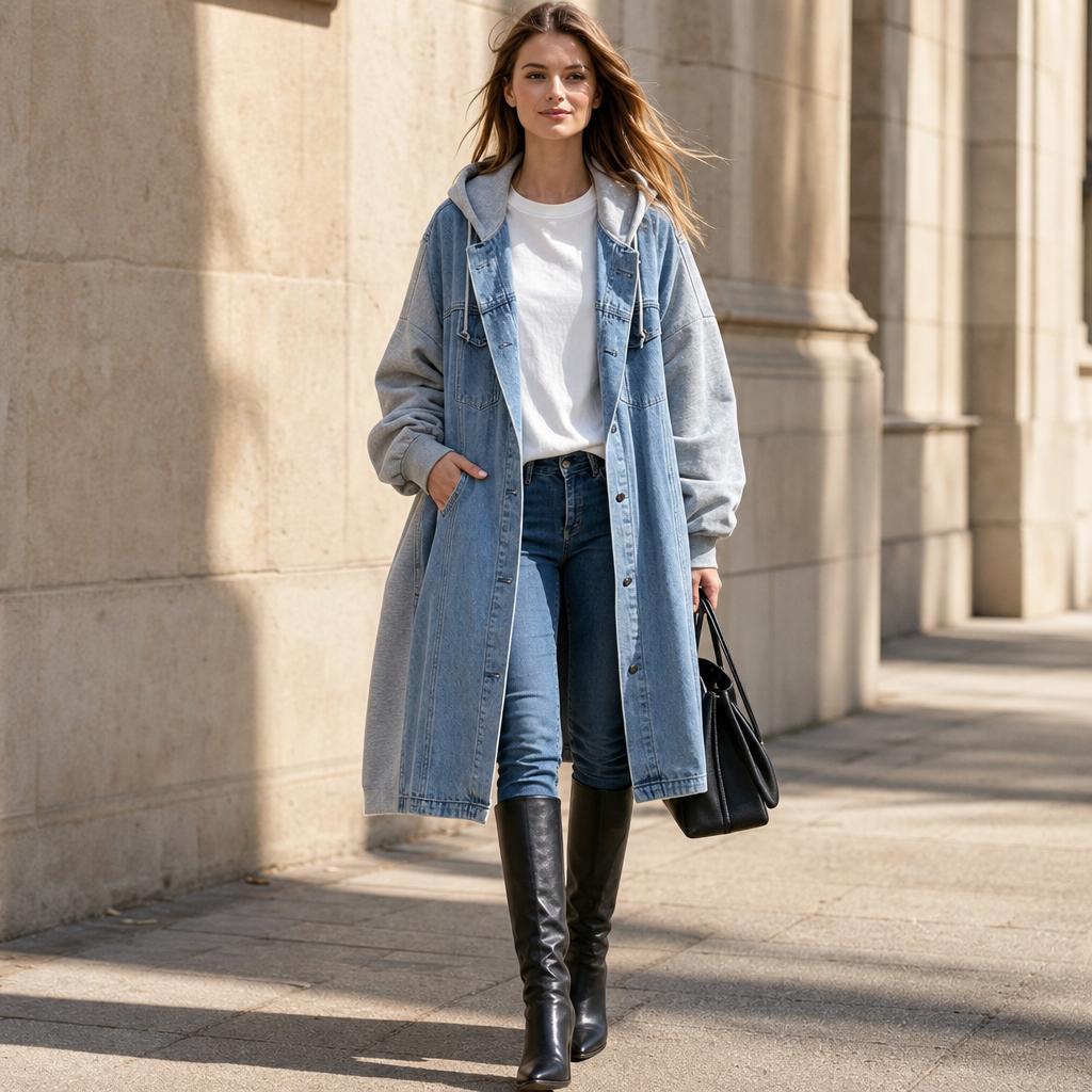 Women's Hooded Jacket | Two Looks in One Layer 2