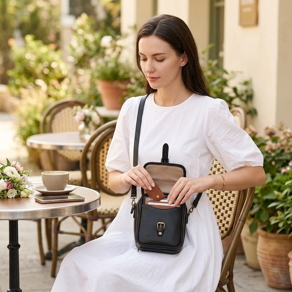 Women's Crossbody Bag | Card Slots & Anti-Theft Zip 3