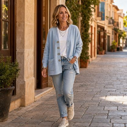 Women's Open-Front Cardigan | Ribbed Texture & All-Day Comfort 2