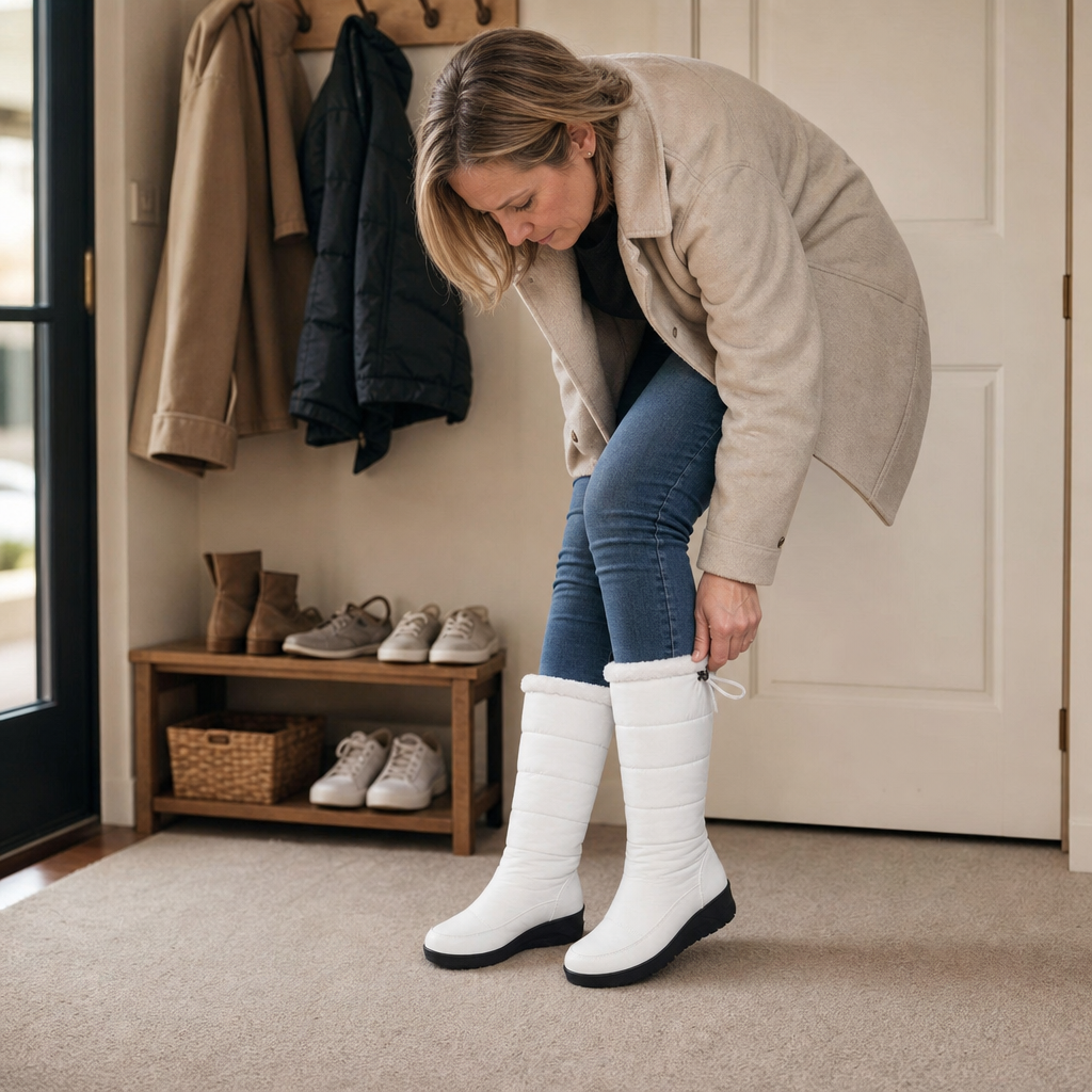 Women's Over-The-Knee Snow Boots | Adjustable Calf Fit & Grip Sole 3