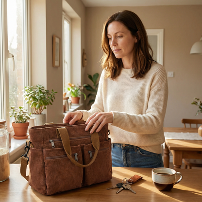 Women's Shoulder Bag | Multi-Pocket & Crossbody Strap 4