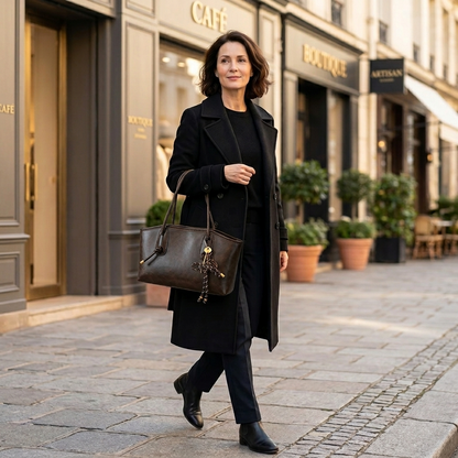 Women's Vintage Shoulder Bag | Structured & Easy Care 4