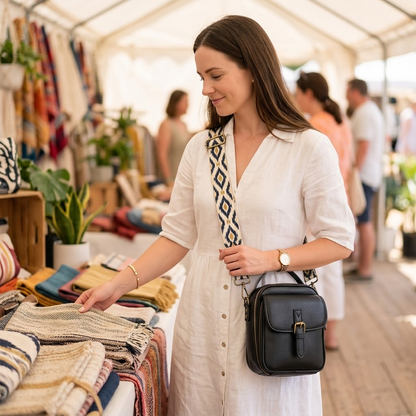 Women's Crossbody Bag | Card Slots & Anti-Theft Zip 4