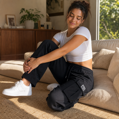 Women's Cargo Pants | Adjustable Waist & Relaxed Fit 4