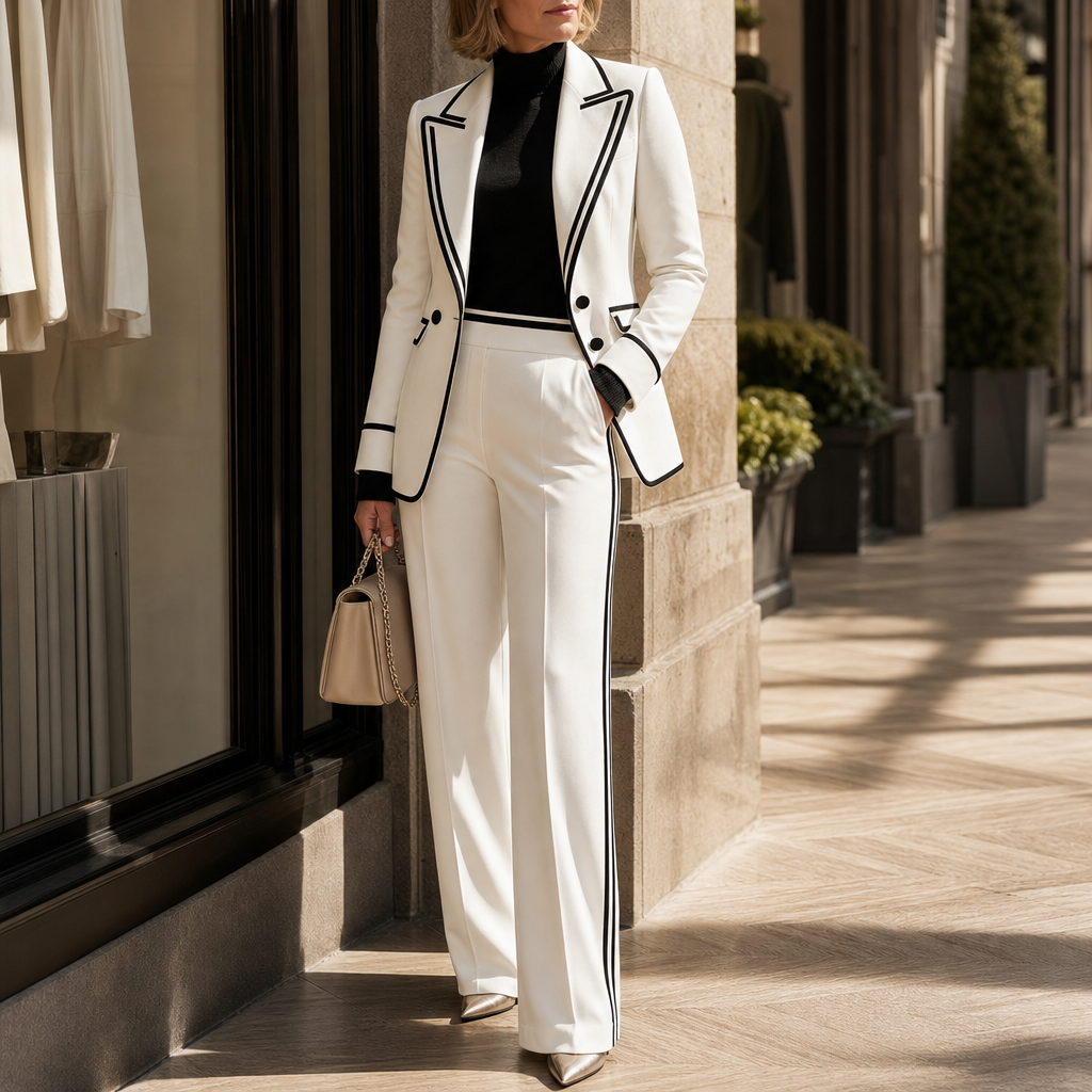 Women's Suit Set | Double-Breasted & Wrinkle Resistant 5