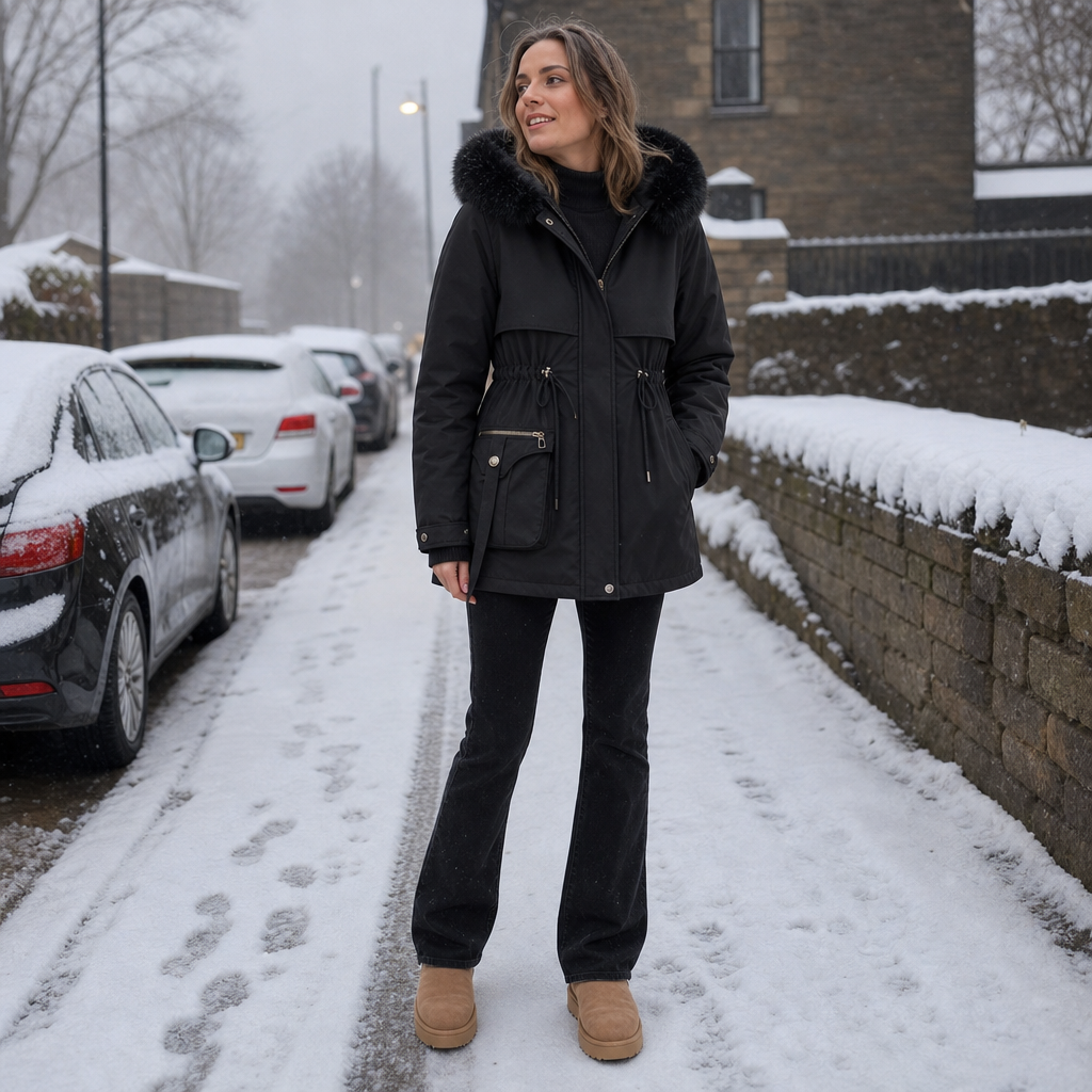 Women's Puffer Coat | Shaped Waist & Double-Layer Warmth 4