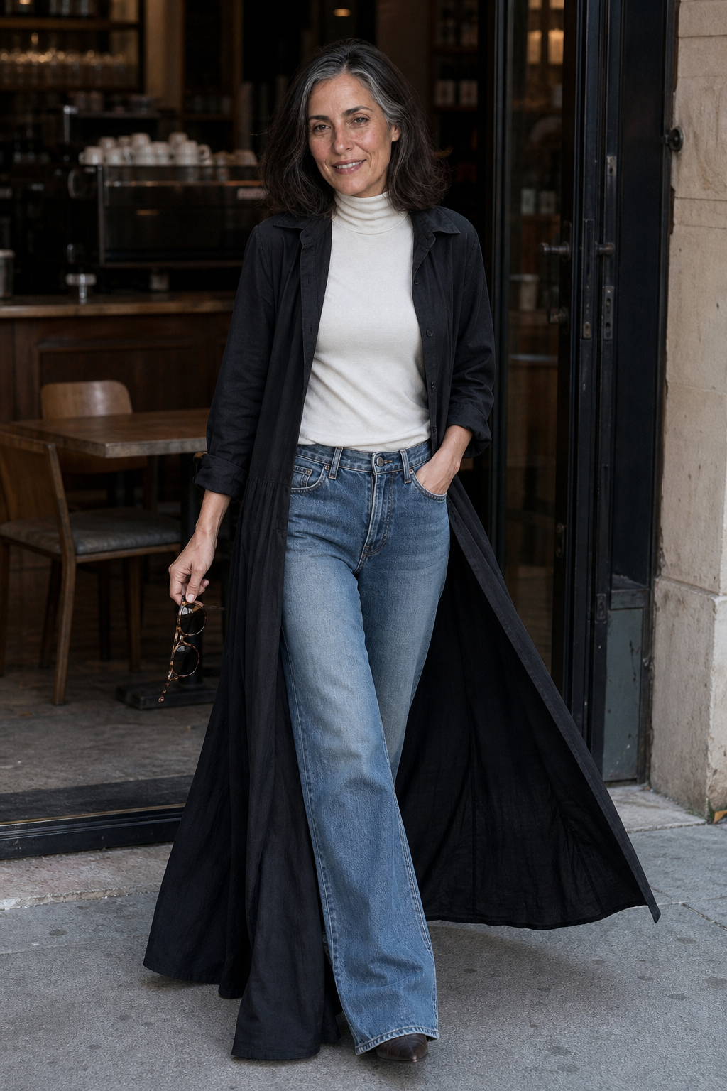 Women's Belted Maxi Shirt Dress | Collared & Easy to Style 4