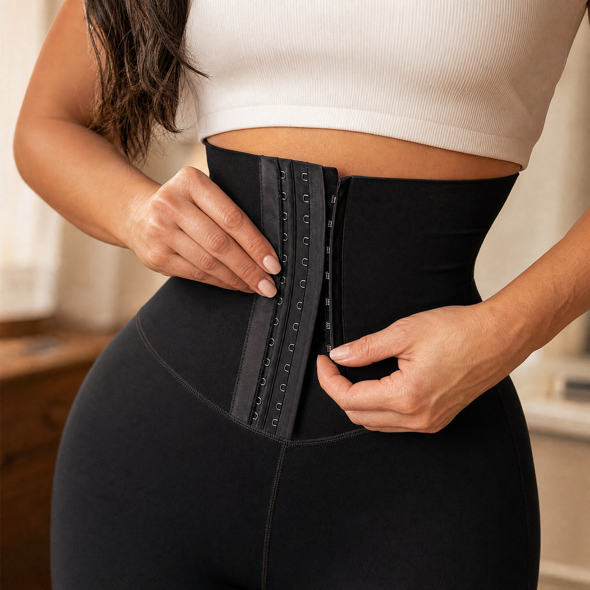 Women's Corset Leggings | High-Waist & Adjustable Cinch 5