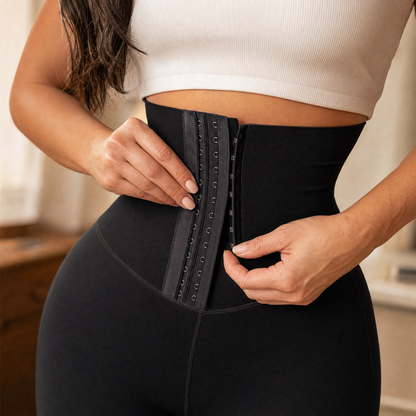 Women's Corset Leggings | High-Waist & Adjustable Cinch 5
