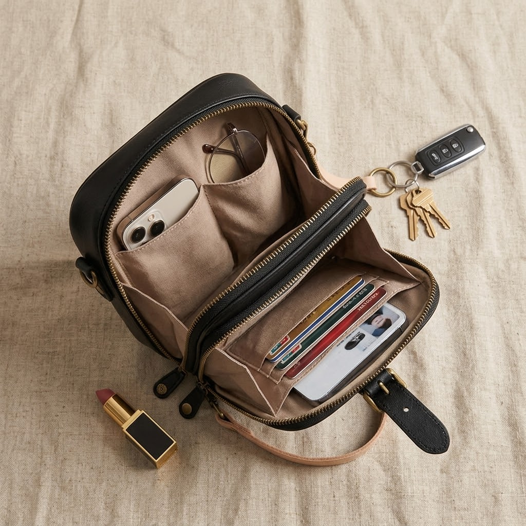Women's Crossbody Bag | Card Slots & Anti-Theft Zip 5