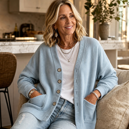 Women's Open-Front Cardigan | Ribbed Texture & All-Day Comfort 5