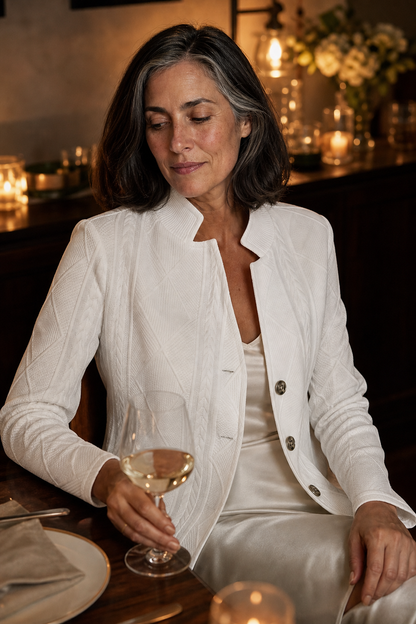 Women's Knit Blazer | Stretch Comfort & Structured Fit 5