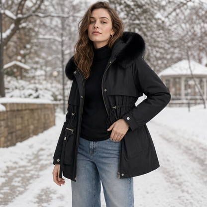 Women's Puffer Coat | Shaped Waist & Double-Layer Warmth 5