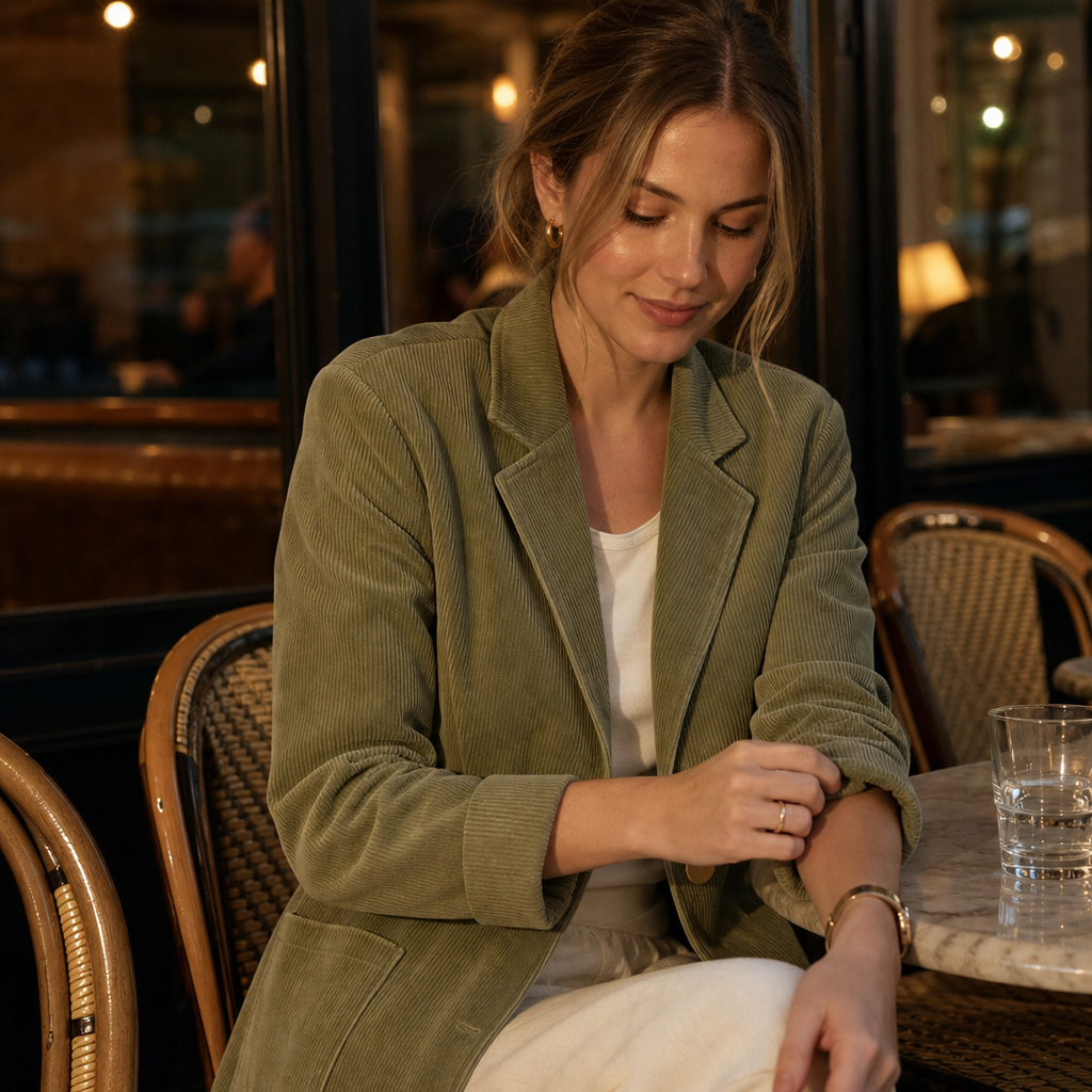 Women's Blazer | Notch Collar & Single-Breasted 4