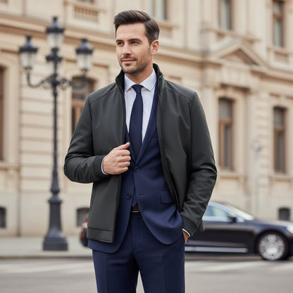 Men’s Elegant Warm Fleece Lining Jacket